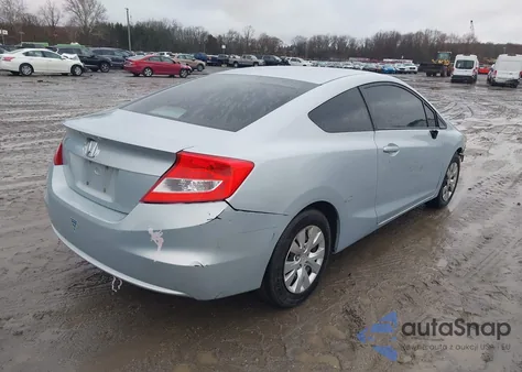 2012 Honda Civic Lx from USA, damaged, VIN 2HGFG3B51CH550731